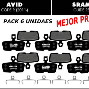 Pack Ahorro 6 Pares – Pastillas de freno Galfer FD455 – G1053 – Sram
