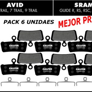 Pack Ahorro 6 Pares – Pastillas de freno Galfer FD459 – G1053 – Sram – Avid