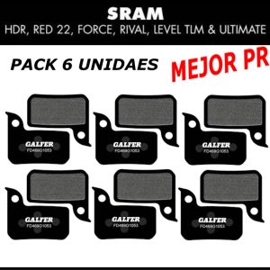 Pack Ahorro 6 Pares – Pastillas de freno Galfer FD469 – G1053 – Sram