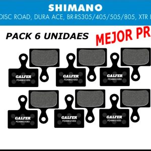 Pack Ahorro 6 Pares – Pastillas de freno Galfer FD496 – G1053 – Shimano