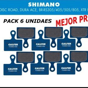 Pack Ahorro 6 Pares – Pastillas de freno Galfer FD496 – G1455 – Shimano