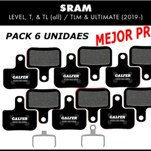 Pack Ahorro 6 Pares – Pastillas de freno Galfer FD513 – G1053 – Sram