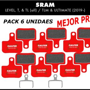 Pack Ahorro 6 Pares – Pastillas de freno Galfer FD513 – G1851 – Sram