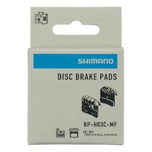 Pastillas de freno Shimano H03C-MF con aleta y muelle con pasador de aletas