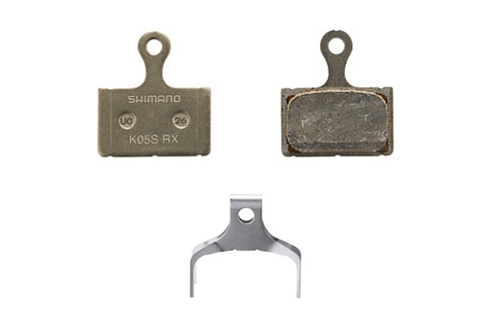 Pastillas de freno de resina Shimano K05S-RX y muelle - Imagen 3