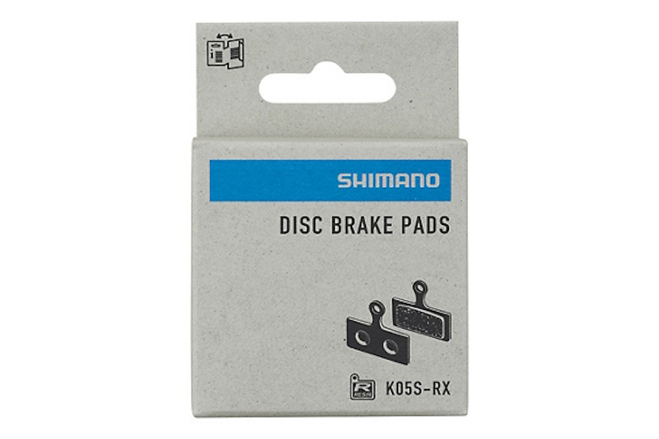 Pastillas de freno de resina Shimano K05S-RX y muelle - Imagen 2