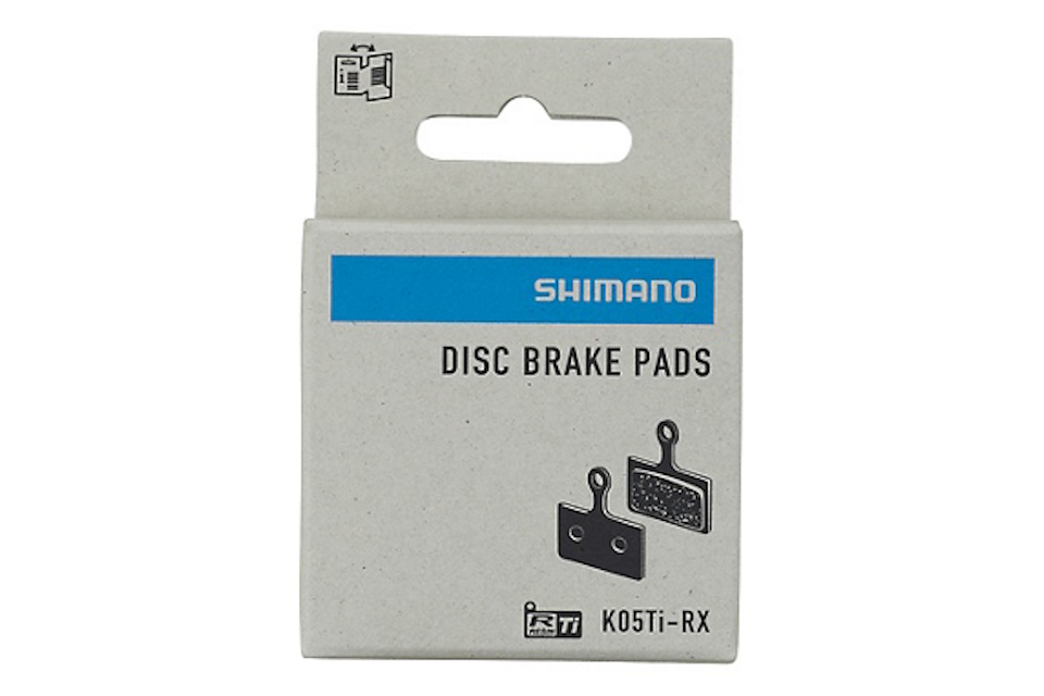 Pastillas de freno de resina Shimano K05Ti-RX y muelle - Imagen 2