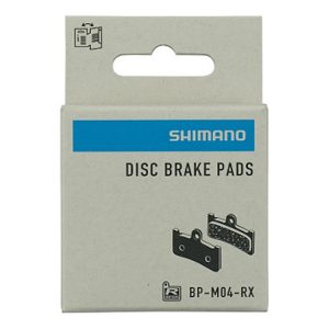 Pastillas de freno de resina Shimano M04-RX y muelle