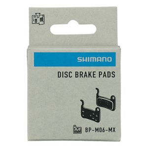 Pastillas de freno Shimano M06-MX y muelle con pasador de aletas