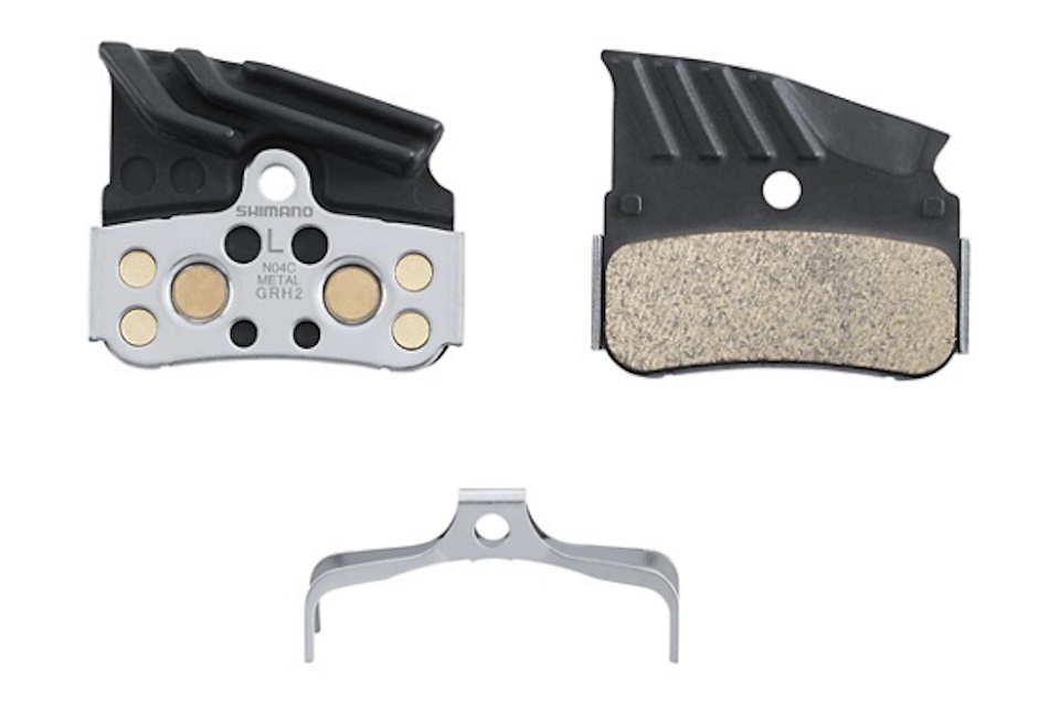 Pastillas de freno Shimano N04C-MF con aleta y muelle - Imagen 3