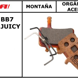 Pastillas de freno Sram Juicy/BB7 Orgánica Acero