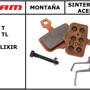 Pastillas de freno Sram/Avid Level/Elixir/DB Sinterizada Acero