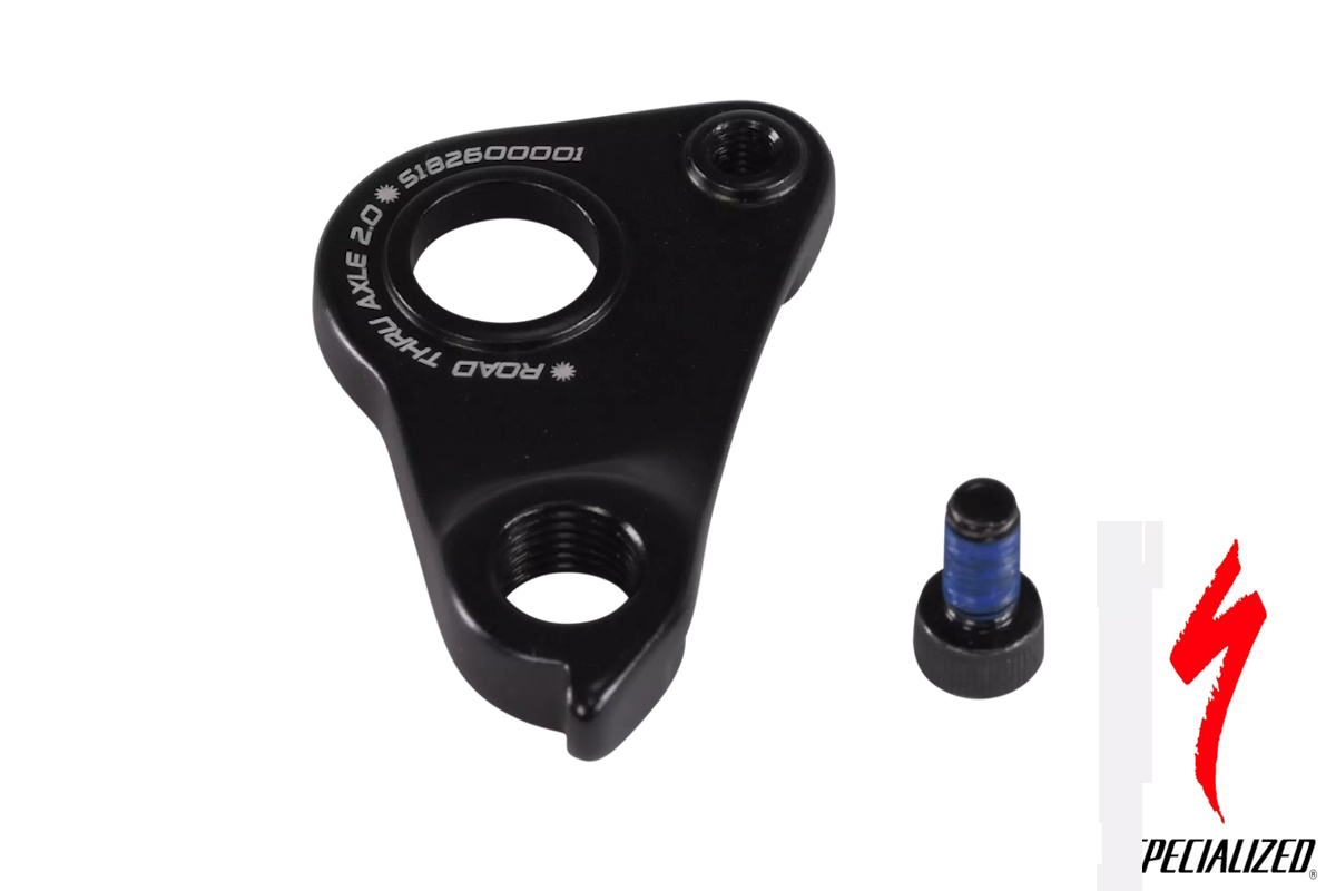 Patilla de Cambio de Eje Pasante S182600001 Specialized Original | Compatible con Frenos de Disco y Cambios Universales