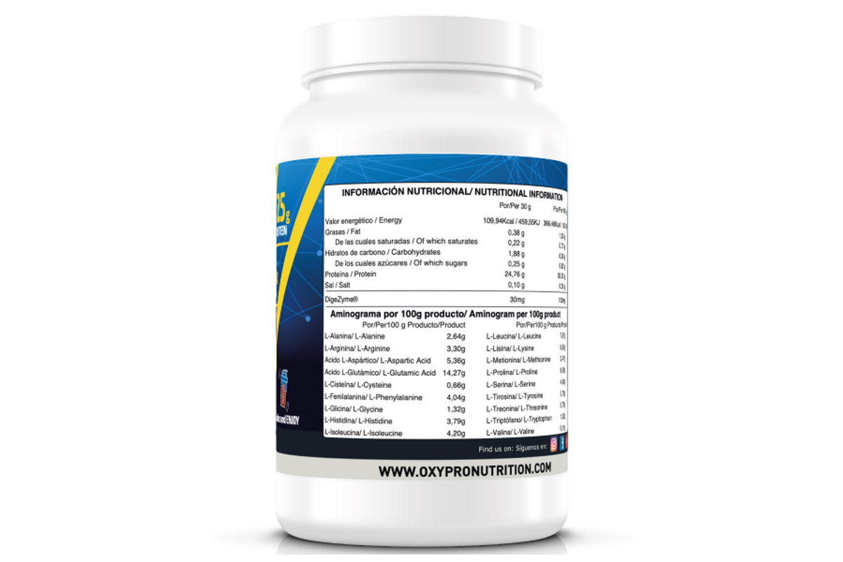 Proteina OXIPRO Night Recovery Cream (Caseina + Digezyme®) – 1000g - Imagen 5