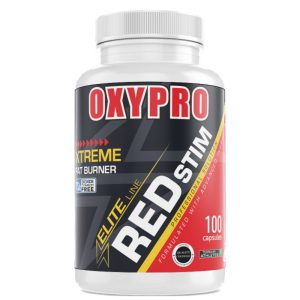 Quemador de grasa OXIPRO Red Stim – Fat Burner – 100 cápsulas