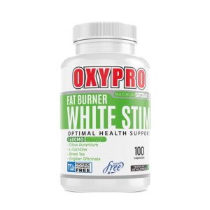 Quemador de grasa OXIPRO White Stim – Light Fat Burner – 100 cápsulas Stim – Fat Burner – 100 cápsulas (copia)