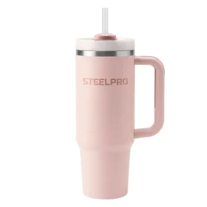 Mug Termico C/Bombilla Rosado