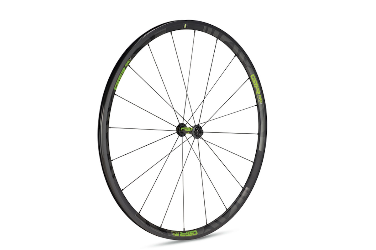 Rueda delantera aluminio carretera GTR RR17 Verde V/Brake - Imagen 2
