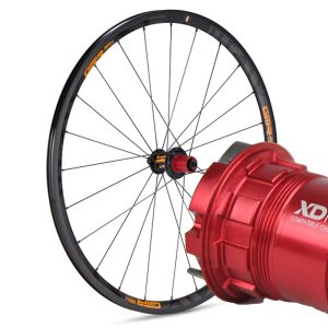 Rueda trasera aluminio carretera GTR RR17 Naranja V/Brake Sram XDR