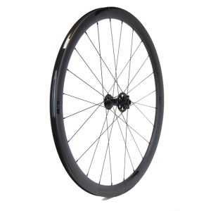 Rueda delantera carbono carretera GTR RR38 Negra Disc 6T