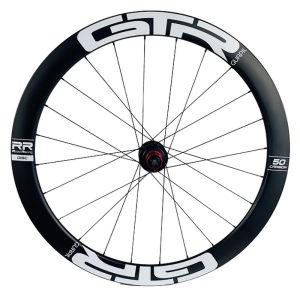 Rueda trasera carbono carretera GTR RR50 Blanca Disc Center Lock Shimano