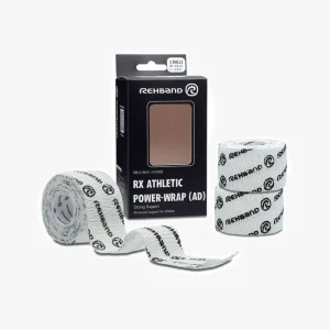 RX ATHLETIC POWER-WRAP REHBAND 38MM WHITE