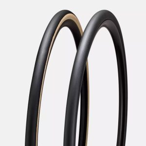 Neumático Specialized S-Works Turbo TLR Tan Sidewall – Tubeless, 120 TPI, GRIPTON T2/T5, Banda Antipinchazos, 700x28c/30c, Compatible Roval Rapide y Alpinist