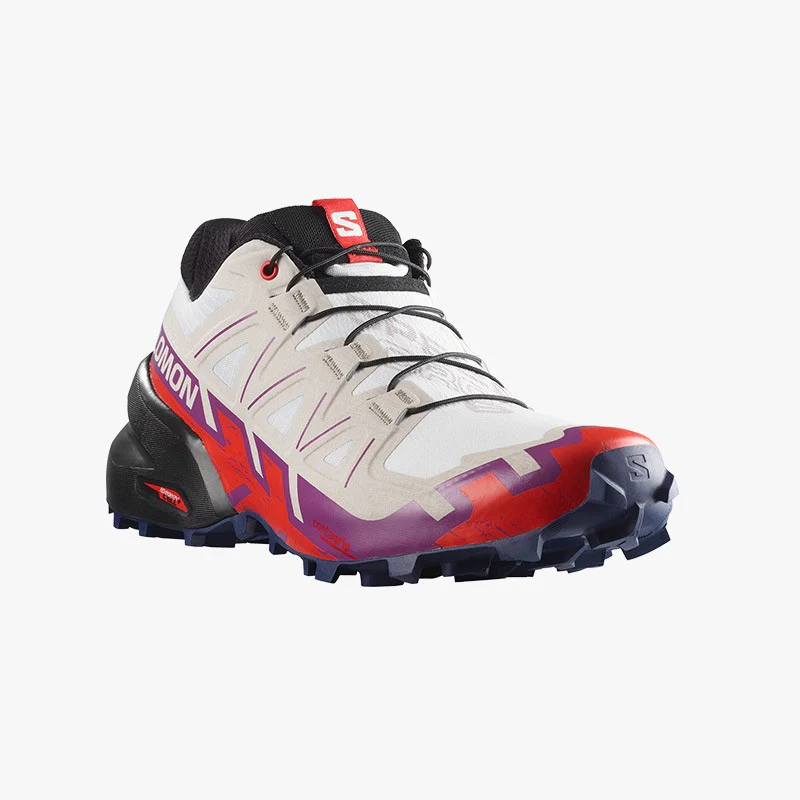 SALOMON SPEEDCROSS 6 W BLANCO/NEGRO - Imagen 4