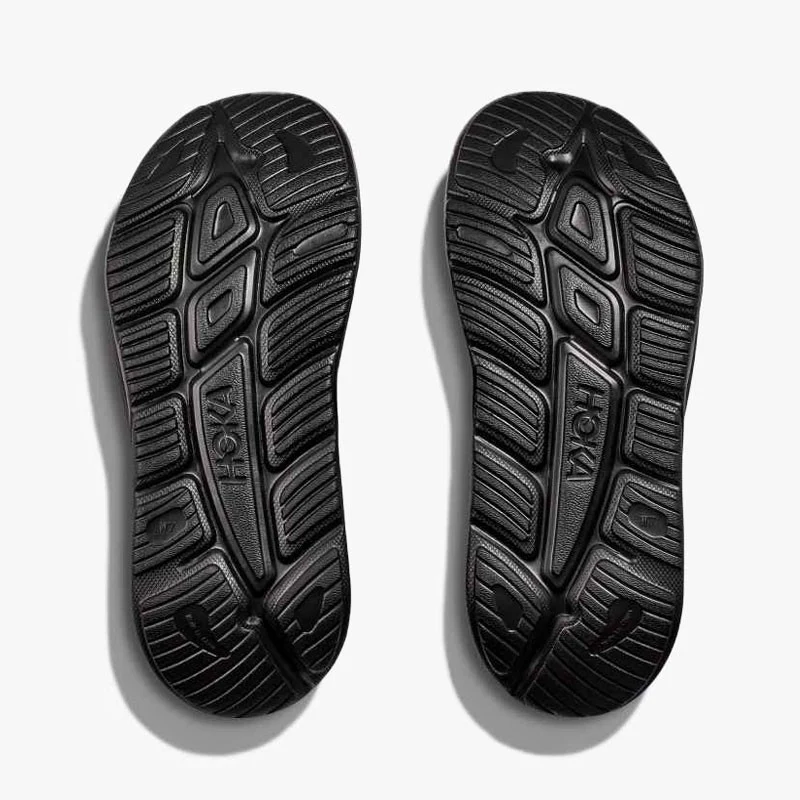 SANDALIA HOKA ORA ATHLETIC SLIDE BLACK/WHITE - Imagen 6