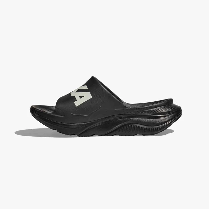 SANDALIA HOKA ORA ATHLETIC SLIDE BLACK/WHITE - Imagen 3