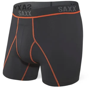SAXX KINETIC HD BOXER NEGRO/NARANJA