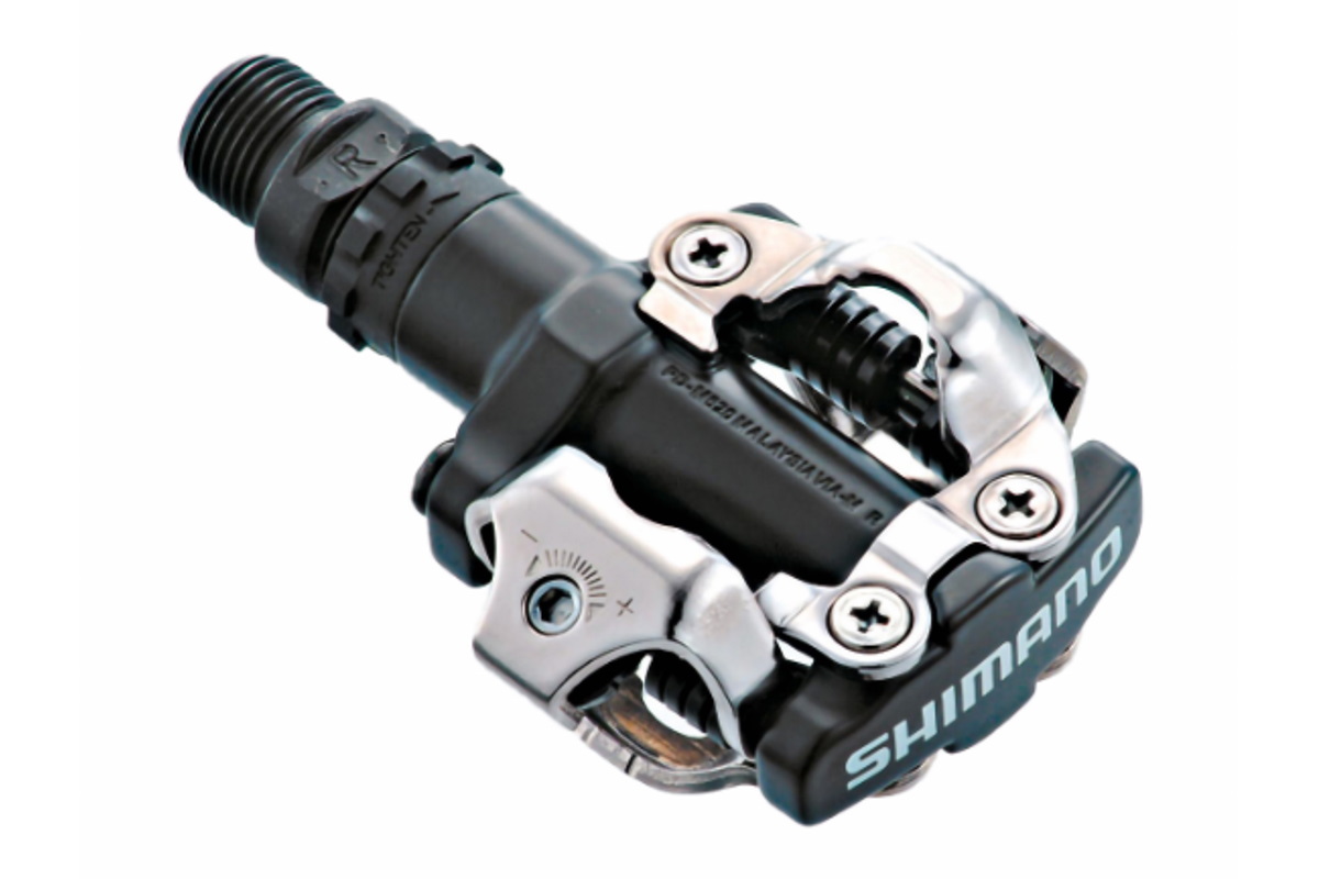SHIMANO M520 SPD | Pedal de ciclismo competitivo para carretera y MTB | Anclaje fácil y seguro