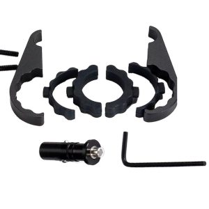 Soporte de Manillar Flux Elite 49115-9210 para Luz Delantera de Bicicleta | Compatible con 25,4 mm y 31,8 mm