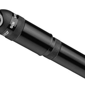 Bomba manual para Fat Bike Specialized – Air Tool Big Bore Pump – cabezal grande Presta/Schrader, volumen 90cc, soporte portabidón