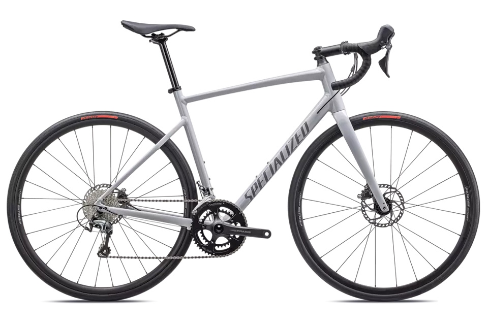Specialized Allez E5 Sport 2025 – Gloss Dove Grey / Cool Grey / Chameleon Lapis