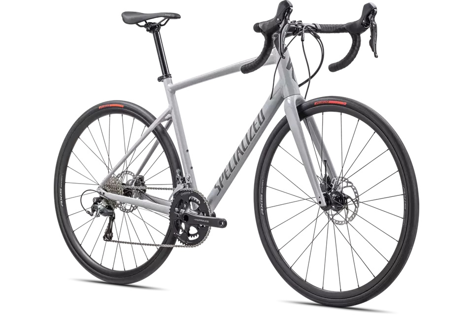 Specialized Allez E5 Sport 2025 – Gloss Dove Grey / Cool Grey / Chameleon Lapis - Imagen 3
