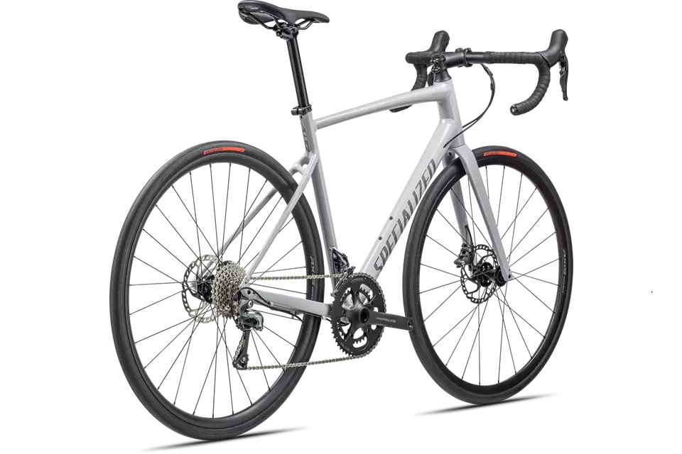 Specialized Allez E5 Sport 2025 – Gloss Dove Grey / Cool Grey / Chameleon Lapis - Imagen 4