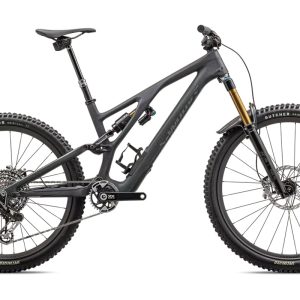 Specialized S-Works Stumpjumper EVO T-Type 2024 – Satin Smoke/ Cool Grey / Electric Green / Gloss Smoke Liquid Metal