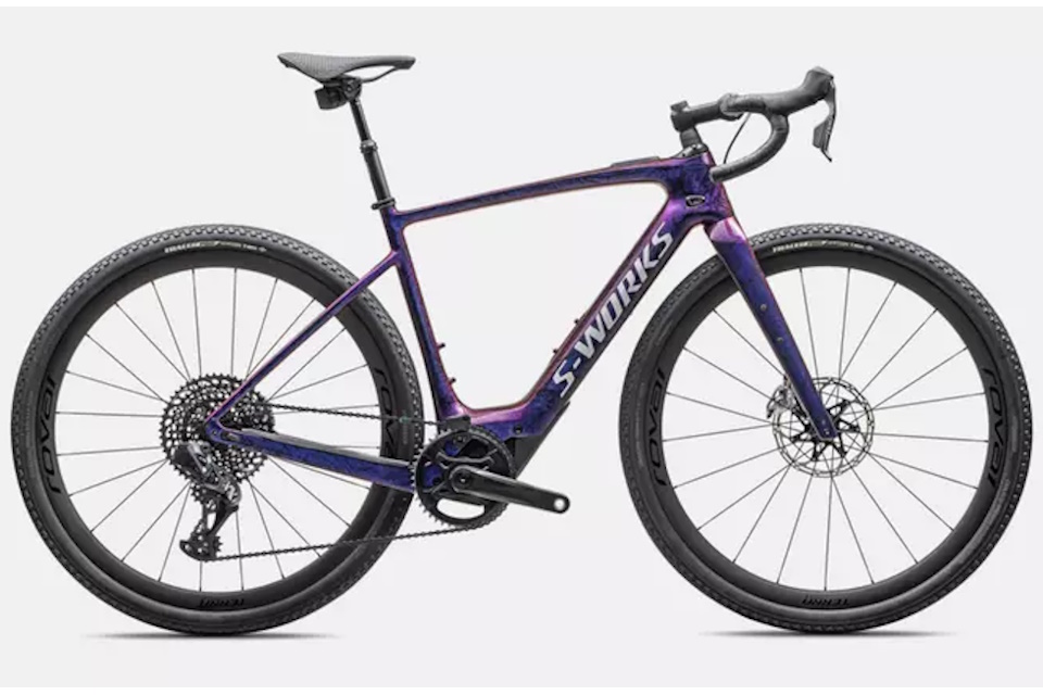 Specialized Turbo Creo 2 S-Works 2025 – Gloss Carbon / Red To Blue Pearl Strata / Satin Liquid Silver - Imagen 2