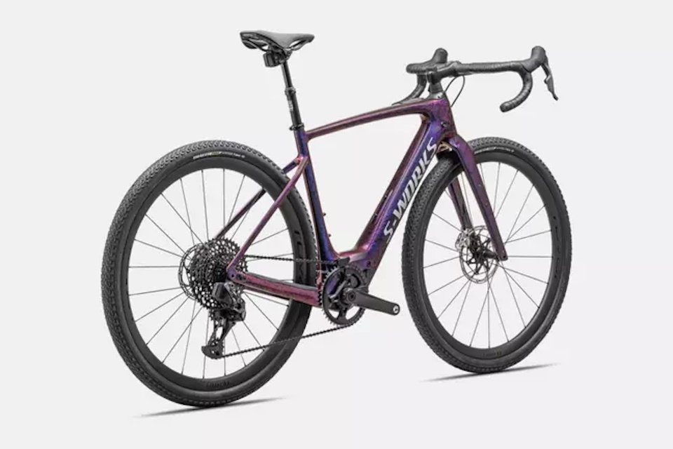 Specialized Turbo Creo 2 S-Works 2025 – Gloss Carbon / Red To Blue Pearl Strata / Satin Liquid Silver - Imagen 4