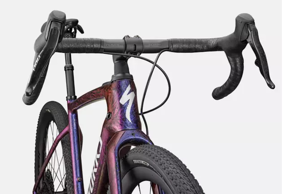 Specialized Turbo Creo 2 S-Works 2025 – Gloss Carbon / Red To Blue Pearl Strata / Satin Liquid Silver - Imagen 5