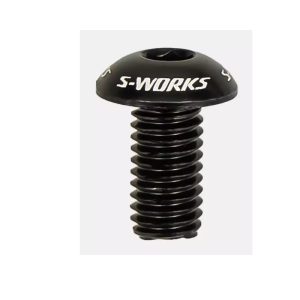 Tornillo Portabidón S-Works Specialized Corto M5x0.8x10mm Original | Aluminio Ultraligero | Compatible Puntos de Fijación Cortos | 2024