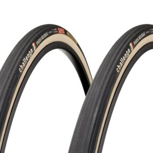 Pack 2 Und – Tubular Challenge HTU Paris-Roubaix Ultra Seta 28×27 – Neumático de Seda para Carretera y Triatlón, Alta Resistencia y Agarre en Pavimento Irregular