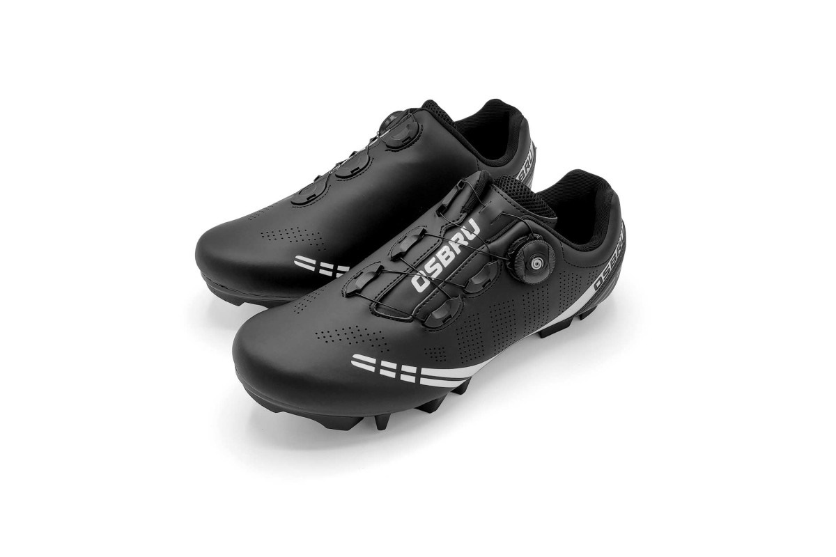 Zapatillas MTB OSBRU ARDO – Black & White - Imagen 2